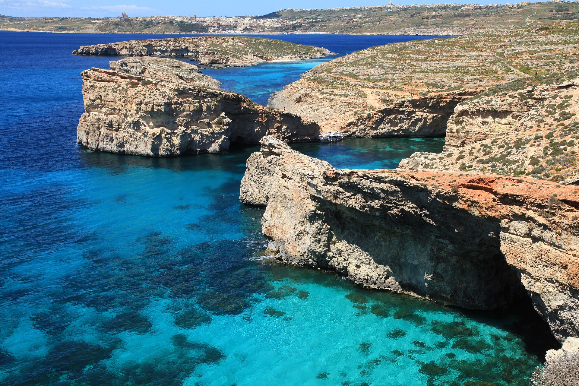 Le Blue Lagoon de l’île de Comino à Malte