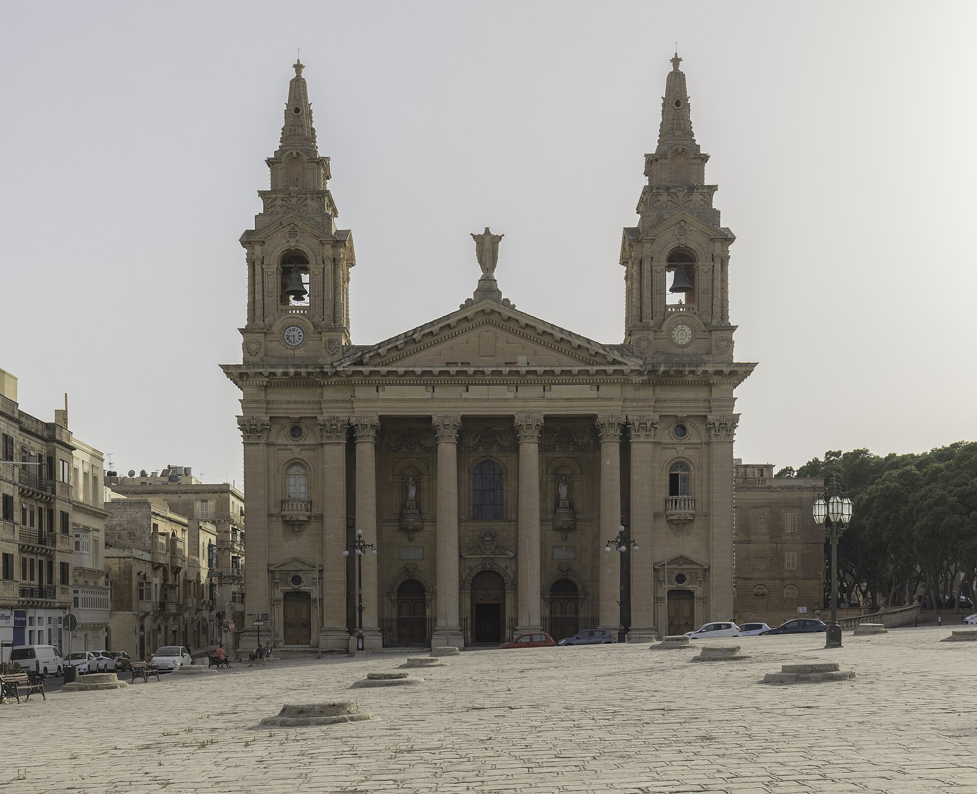 L’église Saint-Publius à Floriana, à Malte